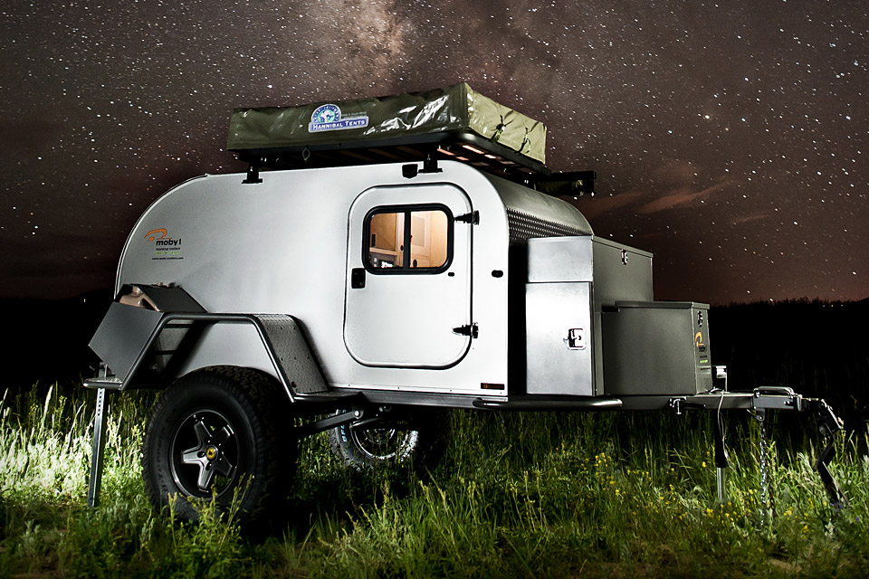 Pictured: Moby1 XTR Off Road Teardrop Trailer