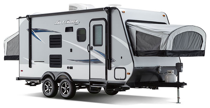 jay feather 7 hybrid travel trailer