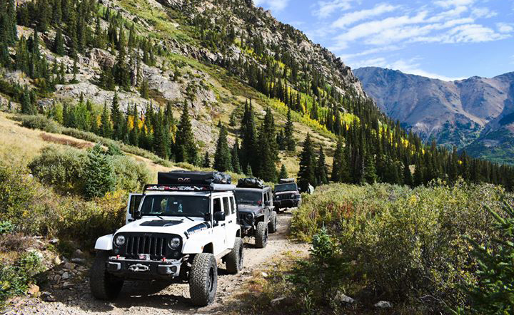 Jeep Rubicon overland trail