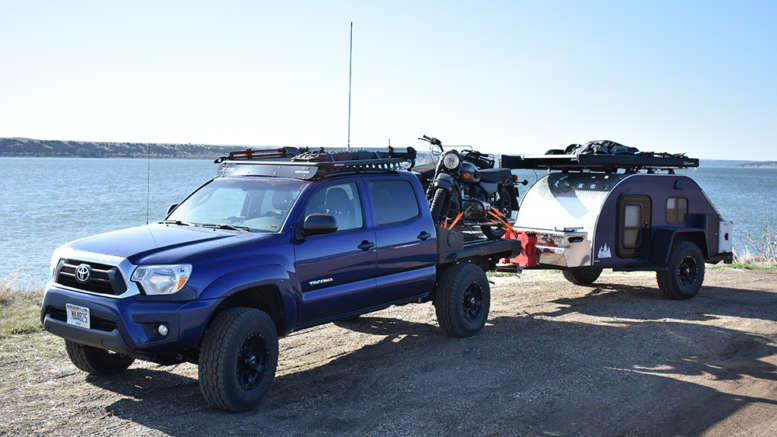 Tcteardrops Off Road Expedition Trailer Flatbed Toyota Tacoma Combo